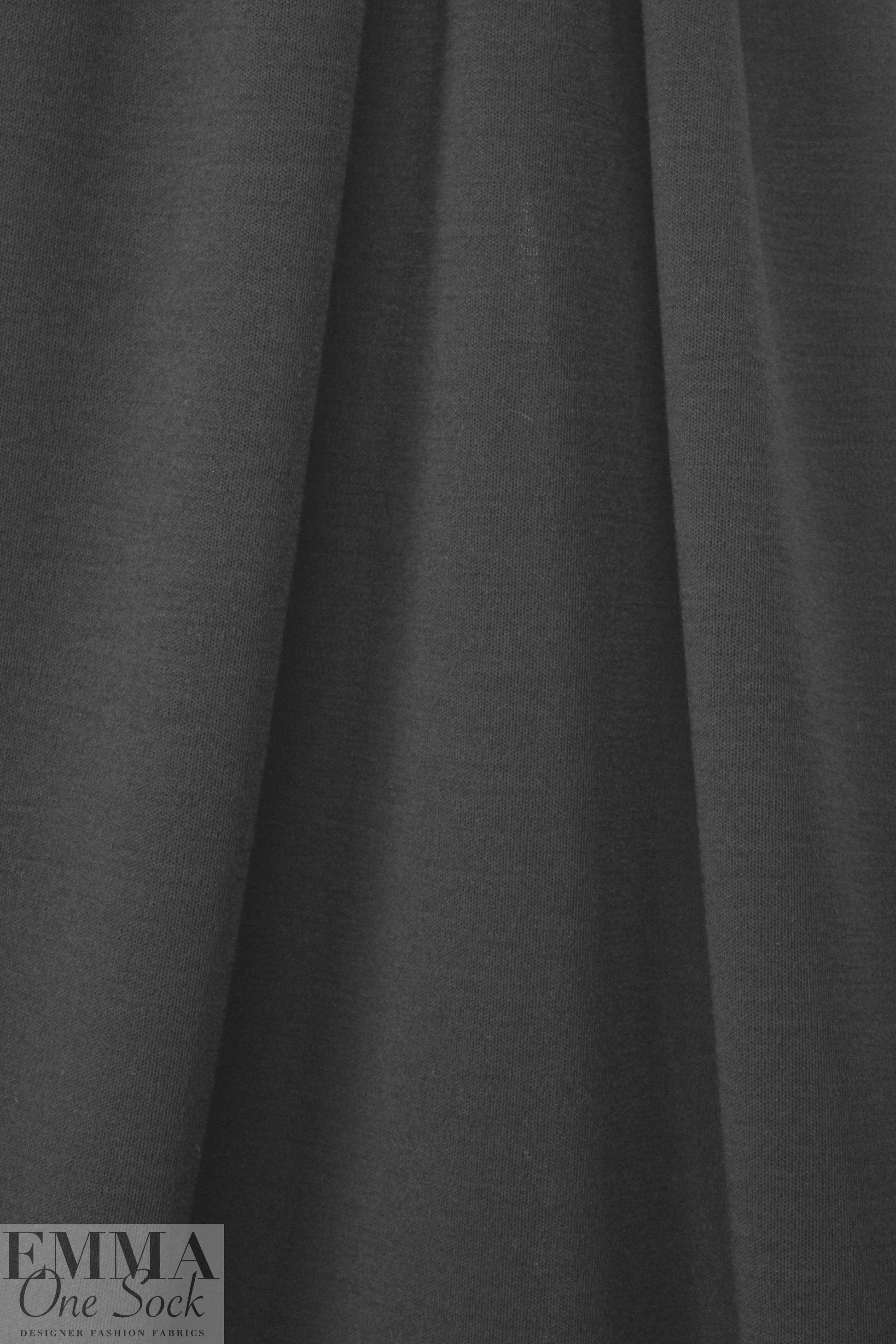 famous designer wool doubleknit - black