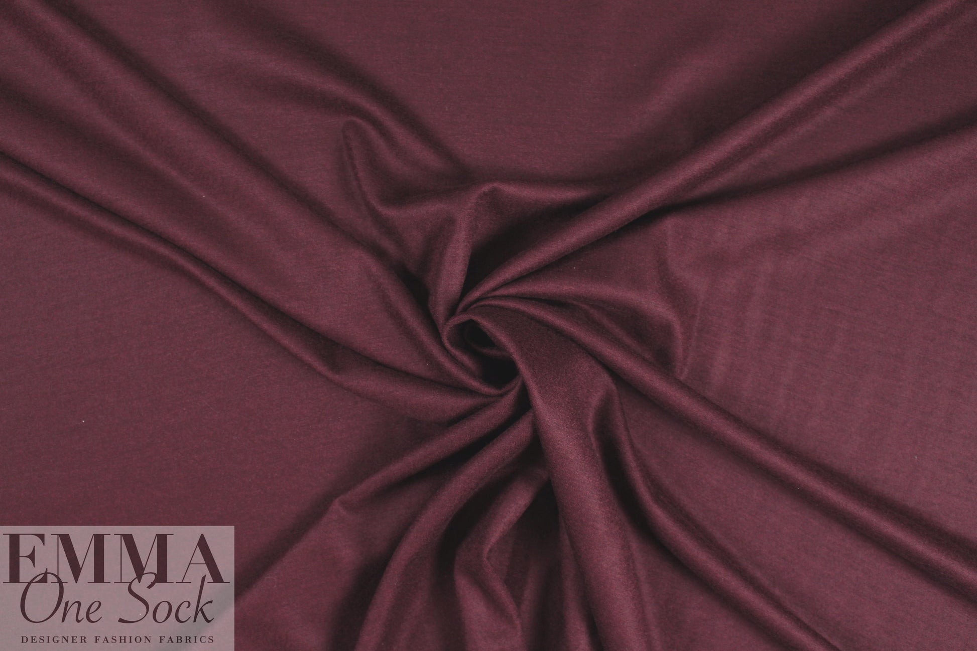 Italian drapey wool sweater knit - wine