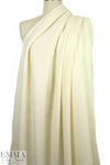 Italian medium weight wool sweater knit - cream