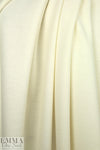 Italian medium weight wool sweater knit - cream
