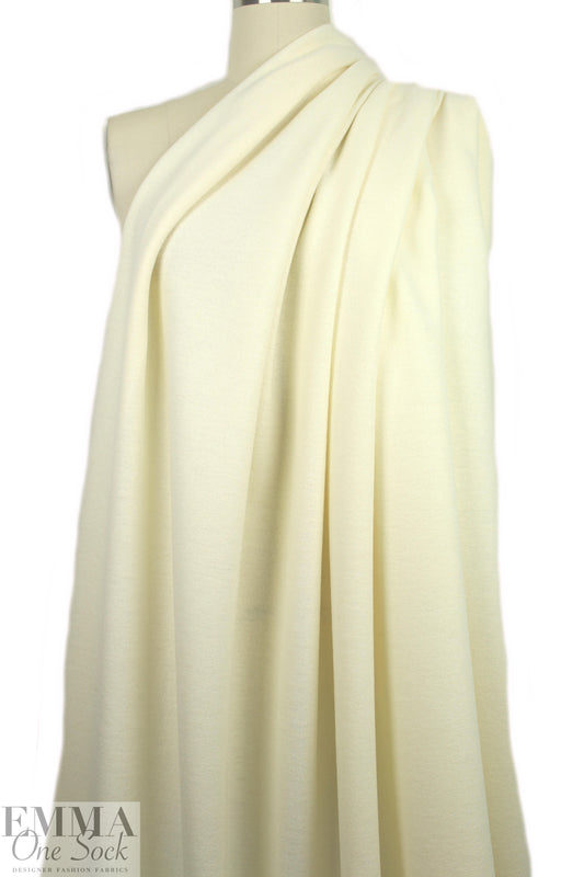 Italian wool/lycra doubleknit - ivory