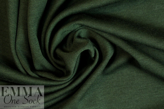 Italian wool doubleknit - forest green