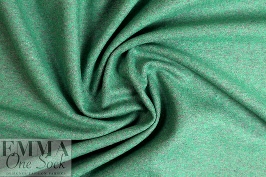 NY designer wool blend melange doubleknit - ming