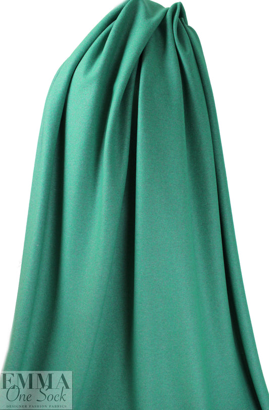 NY designer wool blend melange doubleknit - ming