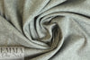 Italian thick wool sweater knit - heathered light gray