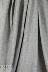 Italian thick wool sweater knit - heathered light gray