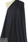 designer all wool doubleknit - dark navy