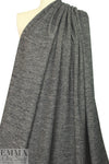 Italian yarn dyed plaid wool blend sweater knit