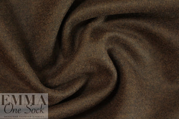 Italian thick, substantial wool doubleknit - brunette