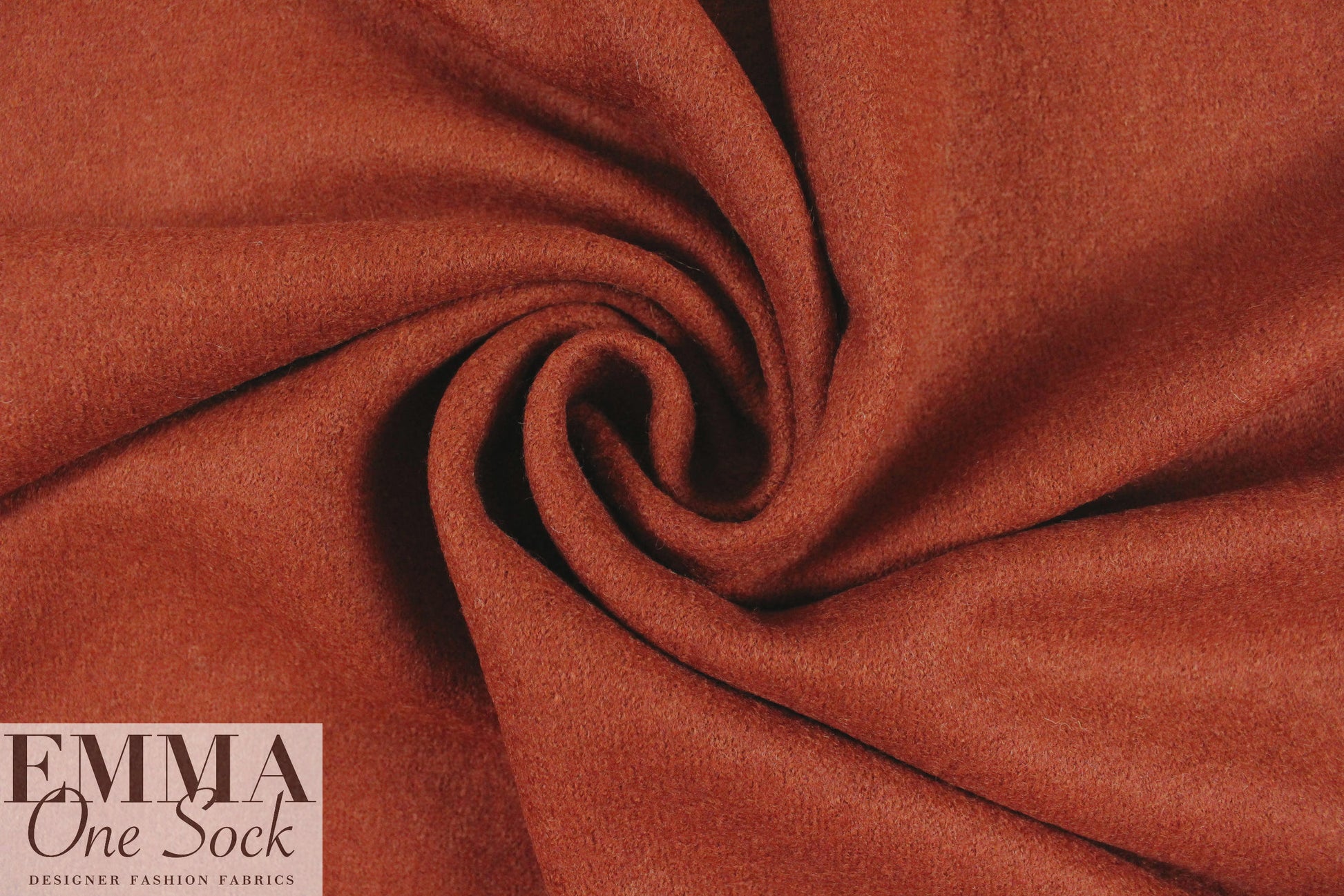 The0ry Italian wool thick sweater jersey - paprika