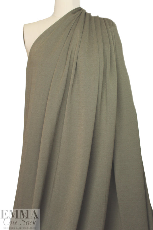 St. John wool blend doubleknit - army green