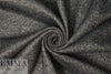 Italian wool melange sweater knit - black/silver