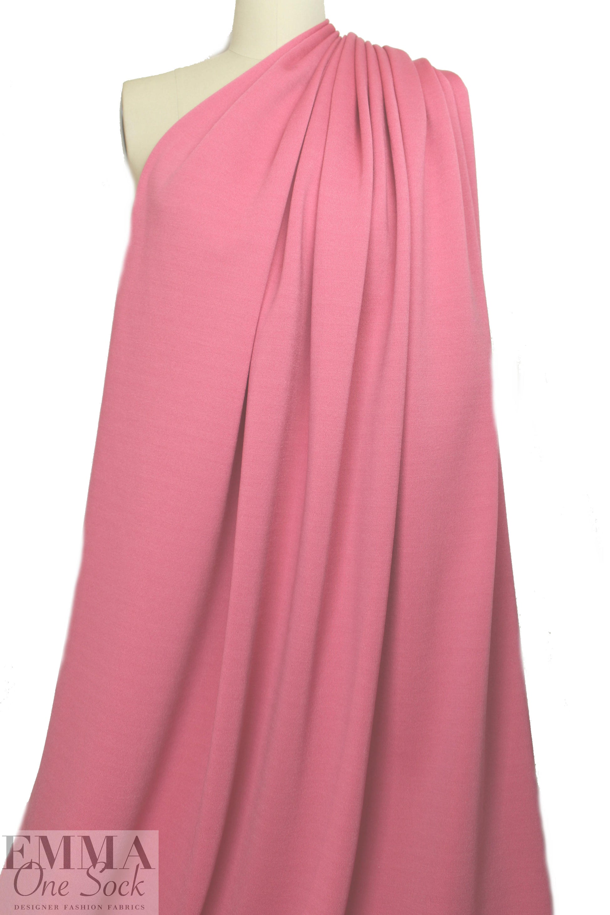 St. John wool blend doubleknit - flamingo pink