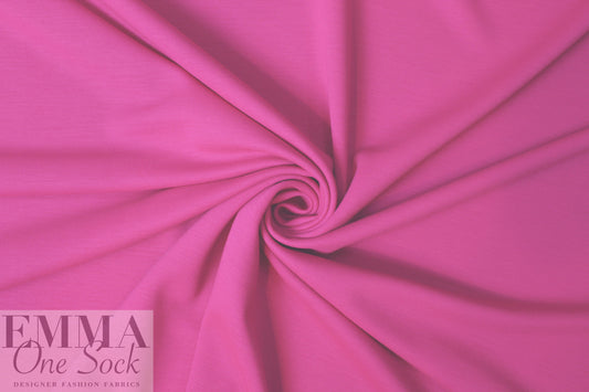 Italian wool doubleknit - hot pink