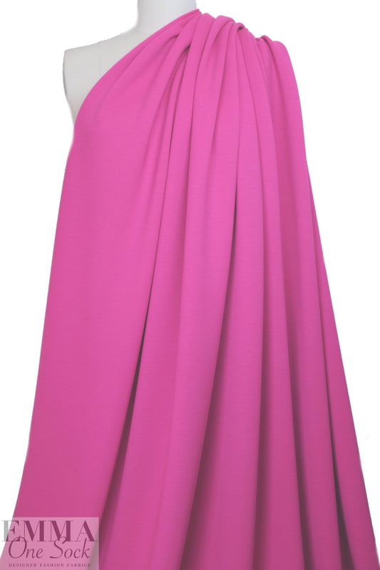 Italian wool doubleknit - hot pink