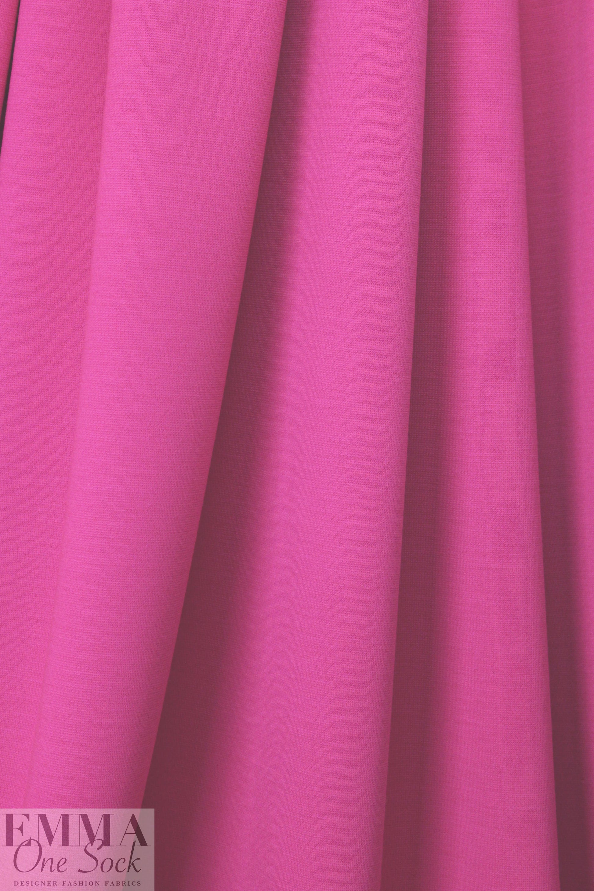 Italian wool doubleknit - hot pink