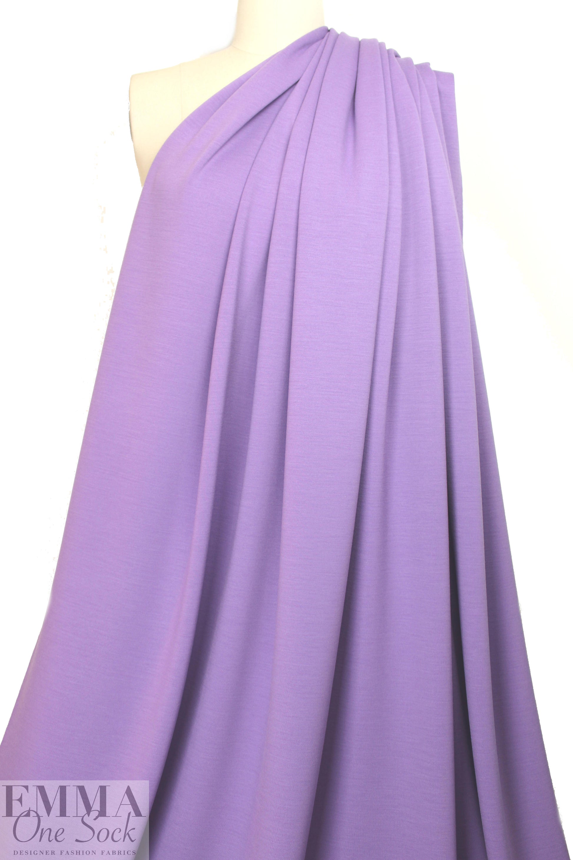 Italian wool doubleknit - lavender