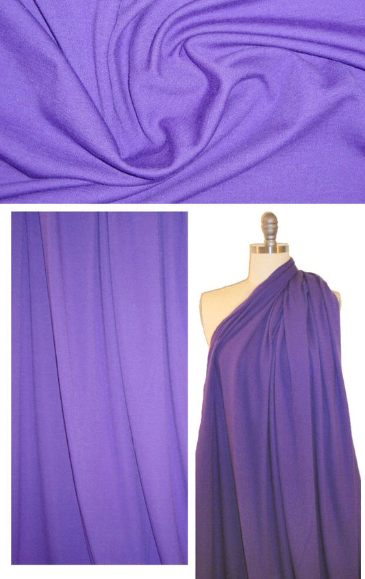 famous designer all wool doubleknit - purple