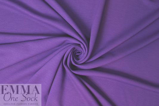 Italian wool doubleknit - purple