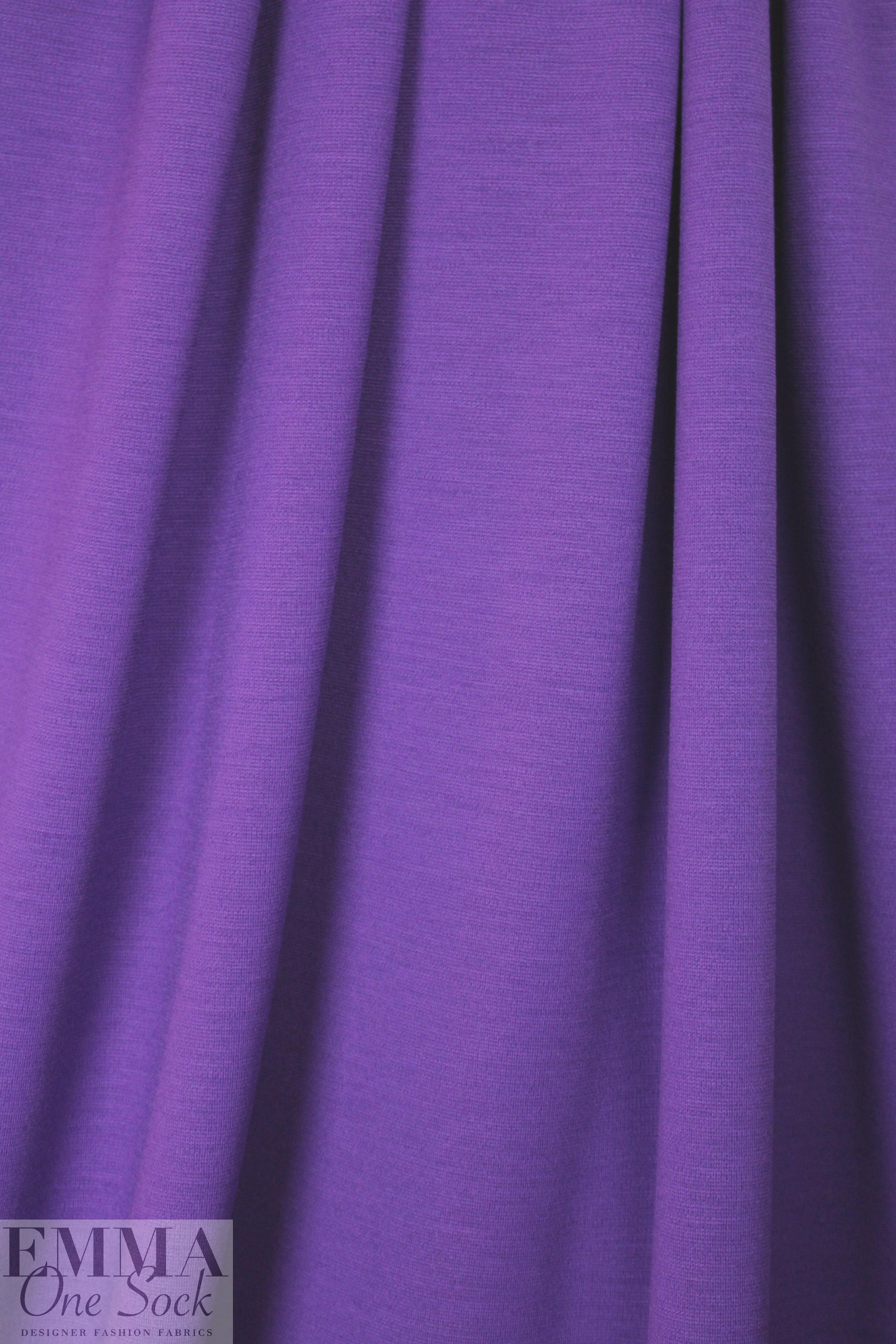 Italian wool doubleknit - purple