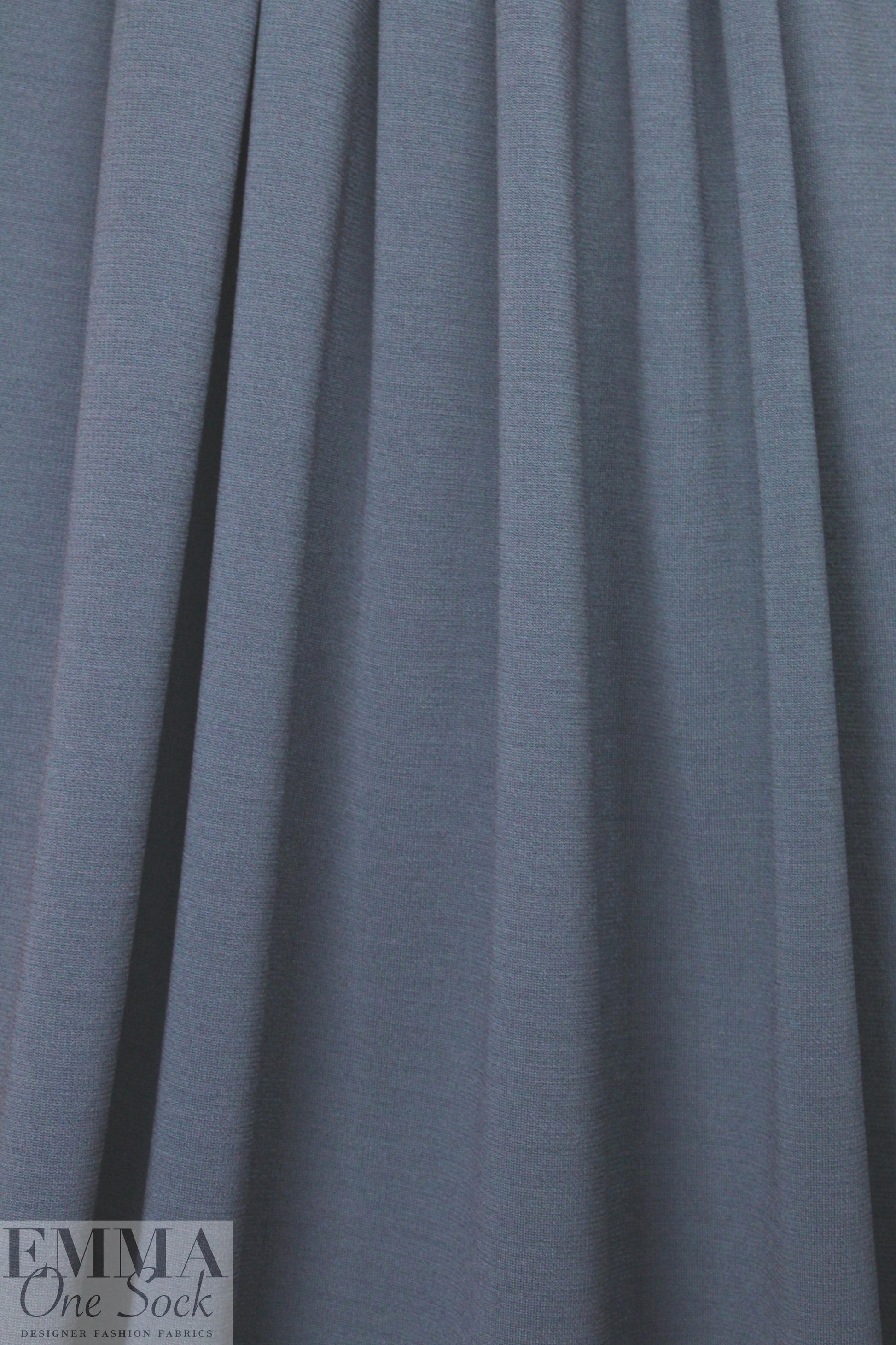 St. John wool/spandex doubleknit - slate 1 yard