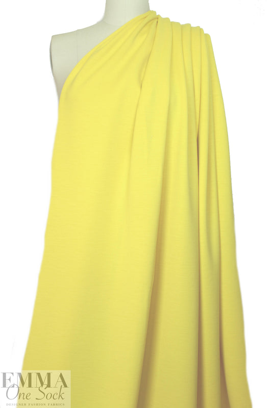 Italian wool doubleknit - yellow