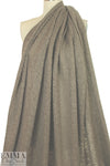 NY designer wool blend sweater lace - mocha 2.25 yd