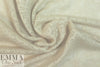 NY designer wool blend sweater lace - antique white