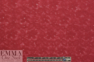 NY designer wool blend sweater lace - persian red
