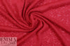 NY designer wool blend sweater lace - persian red 1.875 yd