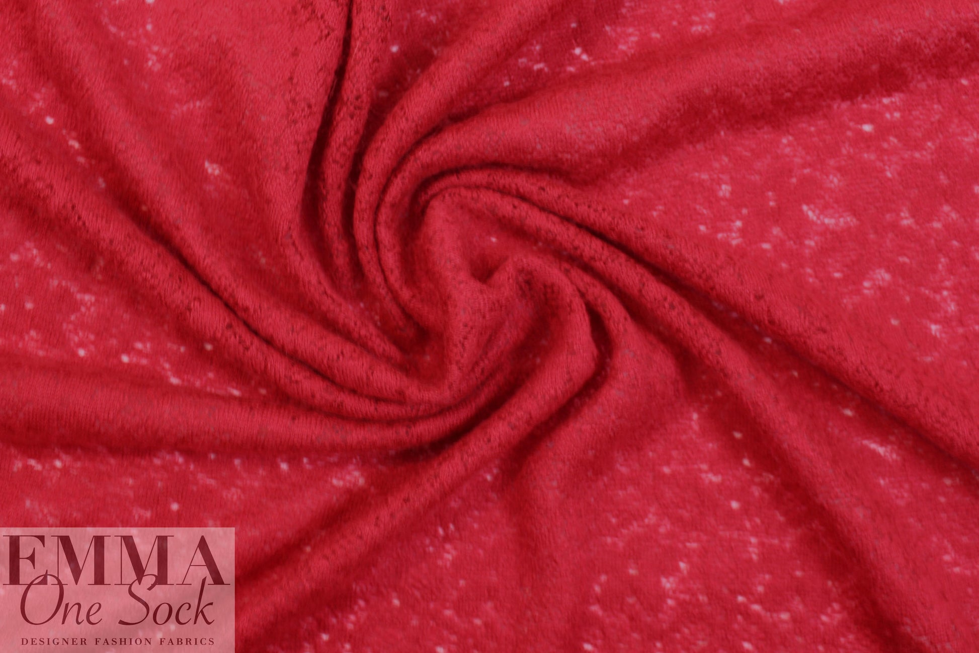 NY designer wool blend sweater lace - persian red 1.875 yd