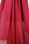 NY designer wool blend sweater lace - persian red 1.875 yd