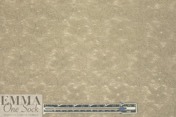 NY designer wool blend sweater lace - warm taupe 1.5 yds