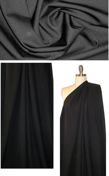 The0ry wool/lycra lightweight suiting - black