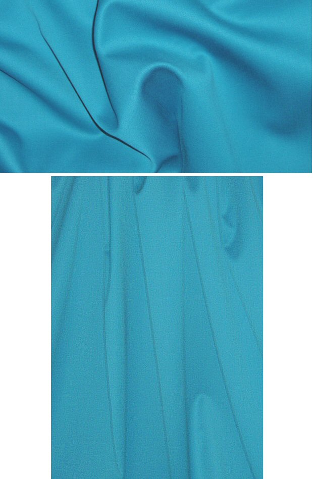 St. John teal wool stretch sateen 1 yard