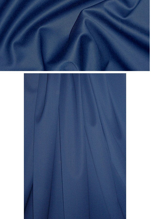 St. John navy wool stretch sateen