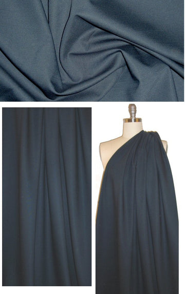 Marc Jac0bs wool stretch twill - midnight 1.875 yd