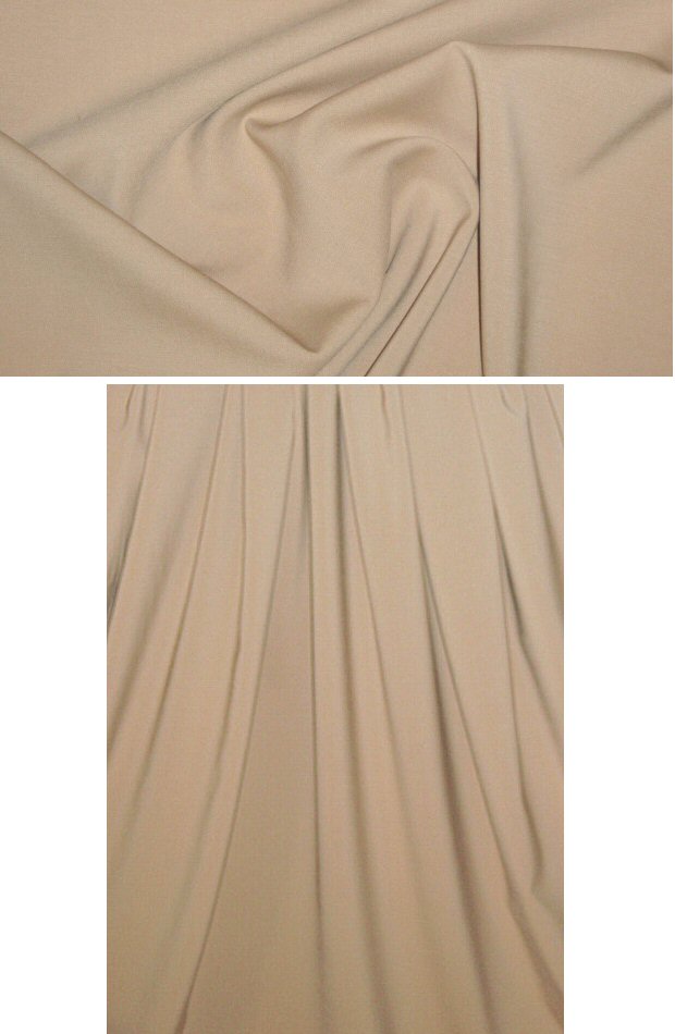 St. John light suiting weight wool/lycra - camel 1.75 yds