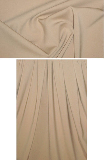 St. John light suiting weight wool/lycra - camel 1.75 yds