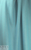 NY designer wool blend melange doubleknit - robin's egg