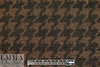 Italian copper/licorice houndstooth wool suiting