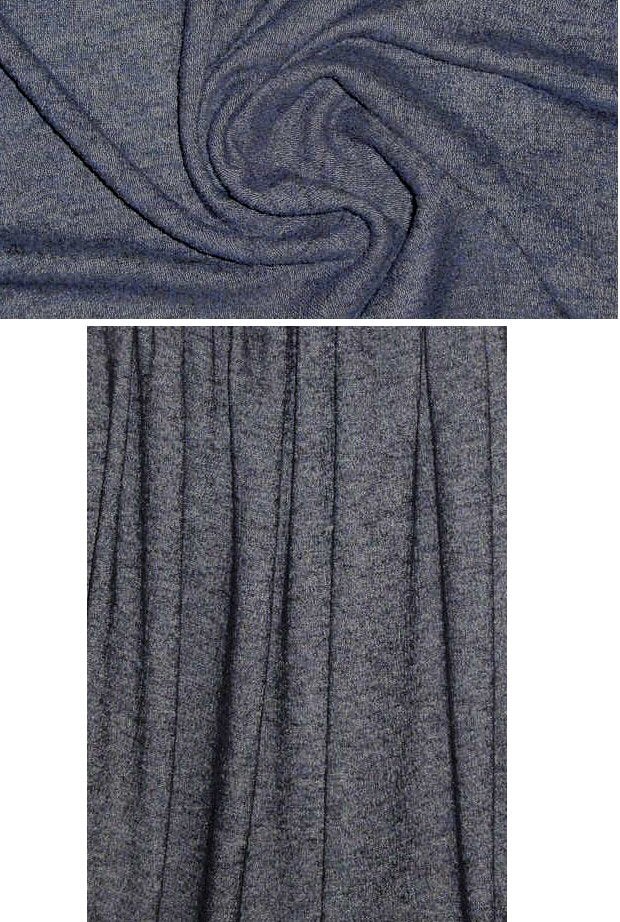 The0ry wool/mohair sweatery stretch woven - midnight