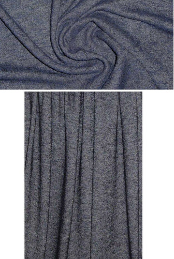 The0ry wool/mohair sweatery stretch woven - midnight