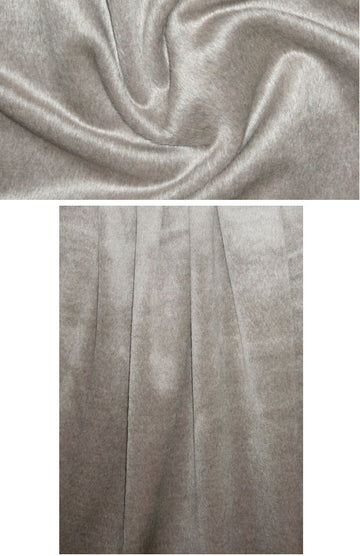wool blend alpaca-like coating - pewter heather