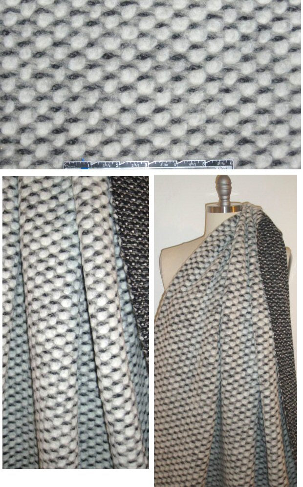 Italian chunky boucle textured wool knit no. 2
