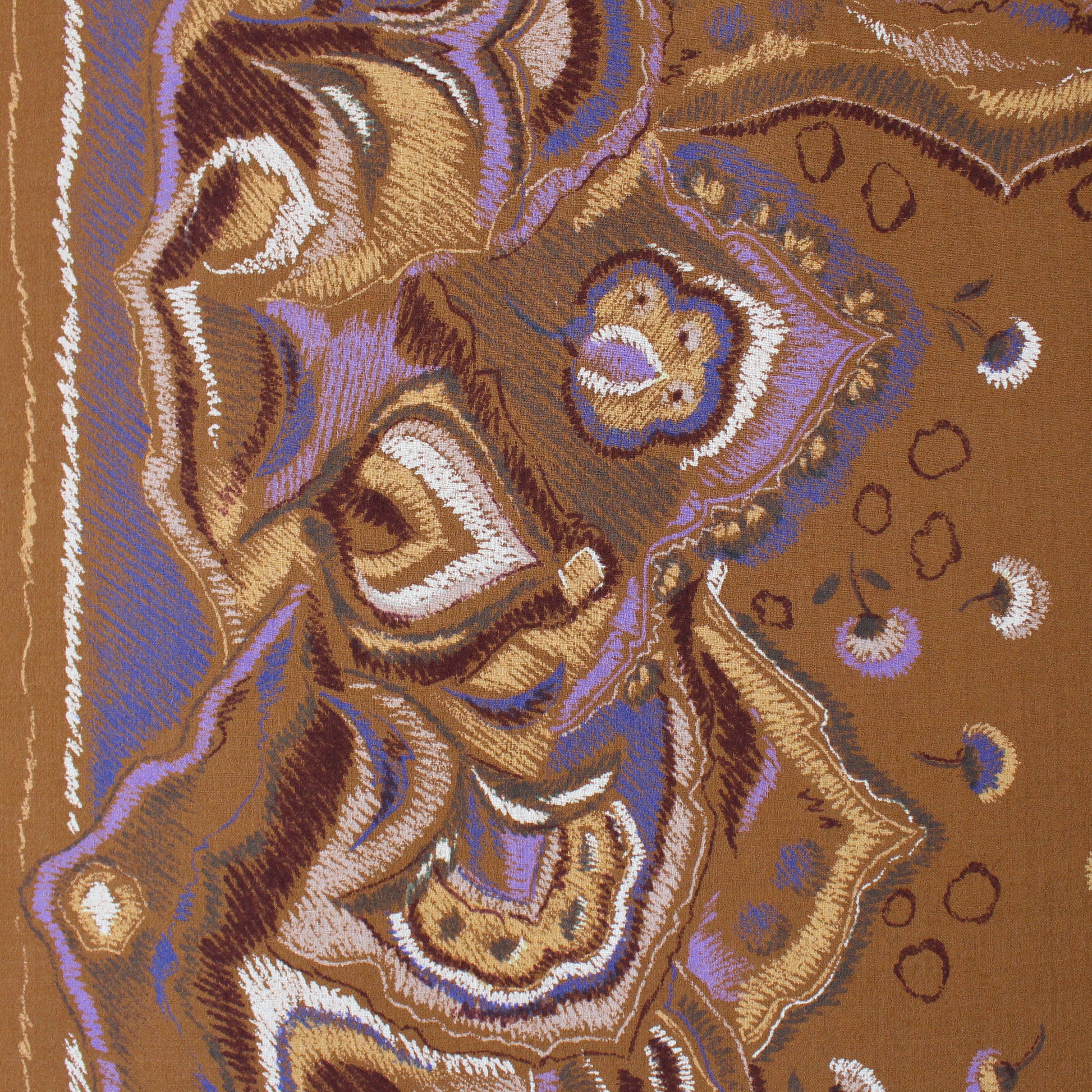 French 'last bloom' 100% wool panel