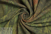 Italian autumn tones printed wool blend herringbone