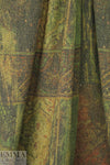 Italian autumn tones printed wool blend herringbone
