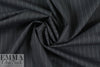 English luxury wool pinstripe woven - midnight/gray