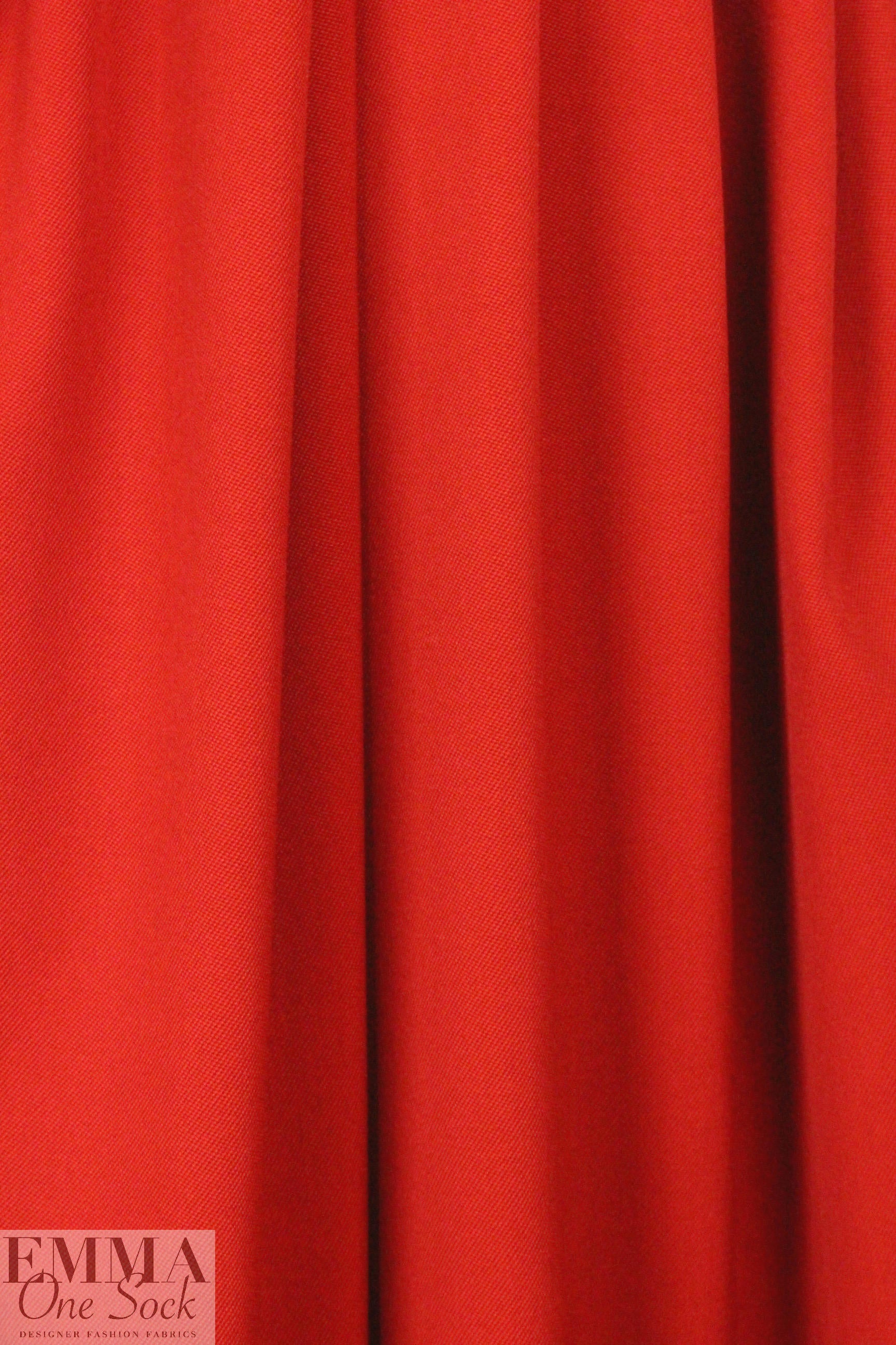 The0ry wool stretch micro-pique' woven - red